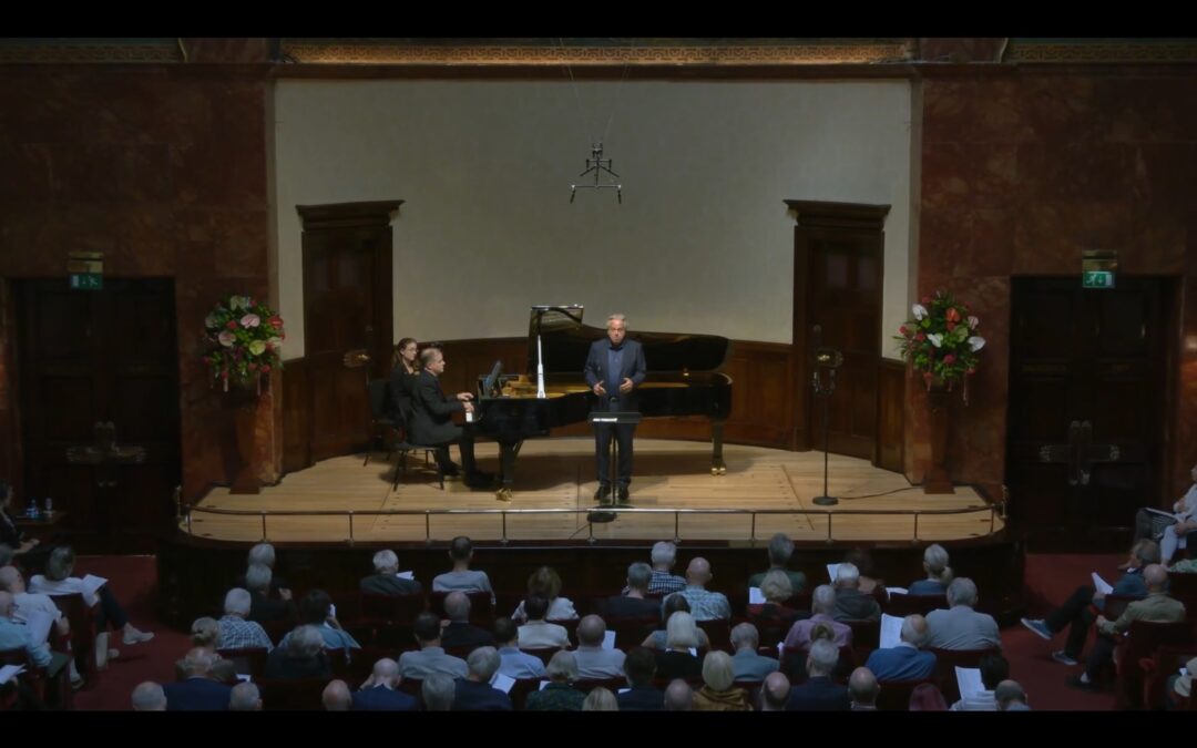 Watch Julius and Christoph Prégardien in recital at the Wigmore Hall