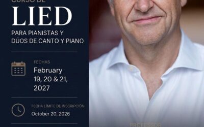 Lied Course at the Conservatorio Superior de Música de Murcia, Spain